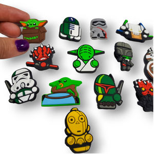 13 Star Wars Character Croc Charms | Shoe Accessories